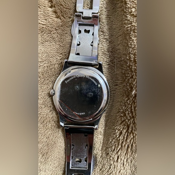 Disney Mickey Mouse Silver and Black Watch